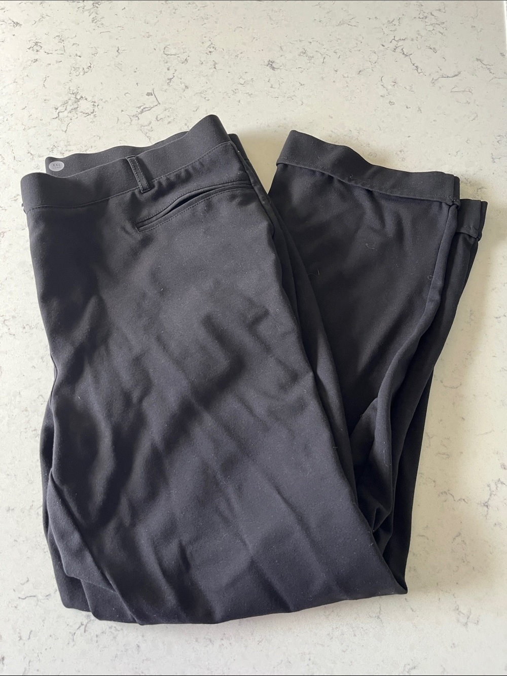 Betabrand Black Tailored Pull-On Pants XXL long